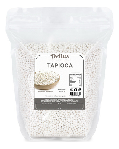 Tapioca Natural En Perlas 1 Kilogramo