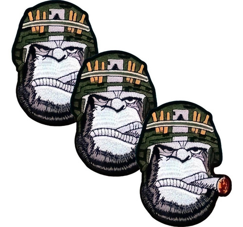 Decora Ropa Para Pantalones Simio, Mxykn-003, 3 Parches, Mon