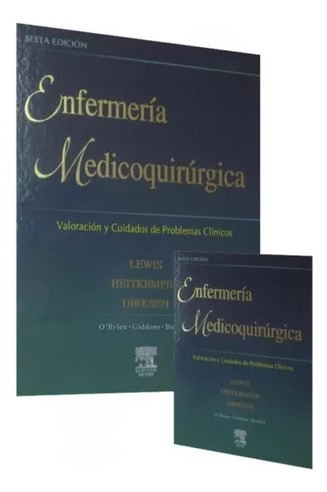 Libro Lewis Enfermería Medicoquirúrgica 2 Tomos 6° Edición D