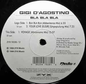 Gigi D Agostino - Bla Bla Bla (Usado)