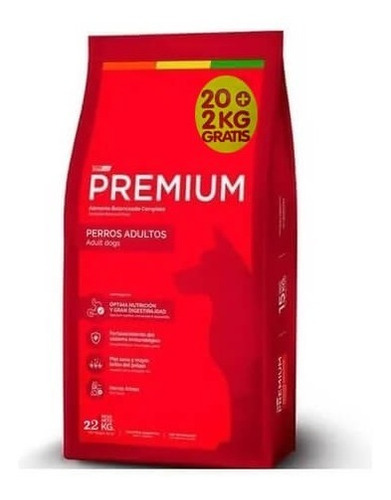 Alimento Vitalcan Premium Perro Adulto 20kg + 2 De Regalo