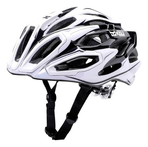 Capacete Bike Kali Maraka Zone Leve Confortável Ventilado Cor Branco Tamanho M/g