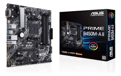 Asus Prime B450m-a Ii Amd Am4 (ryzen 5000, Placa Ryzen)