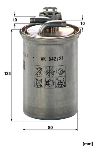Filtro Combustible Mann Audi A4 2.0 Tdi Bna (11/2004 09/2008