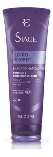 Shampoo Desamarelador Siàge Eudora -cabelos Loiros / Brancos