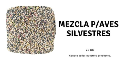 Mezcla Para Aves Silvestres X 25 Kg