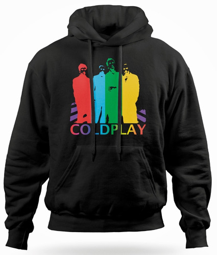 Poleron Canguro Música - Coldplay - Color Drip 2