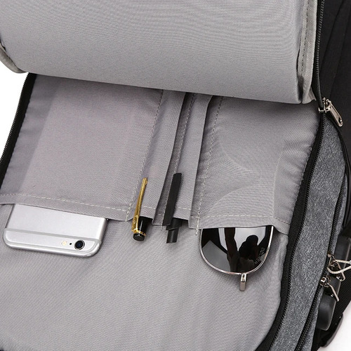 Mochila Porta Notebook Con Sistema Antirrobo Puerto Usb