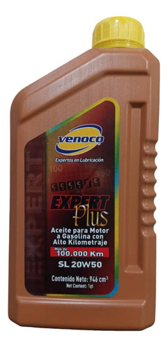 Aceite Mineral De Motor Venoco 20w50
