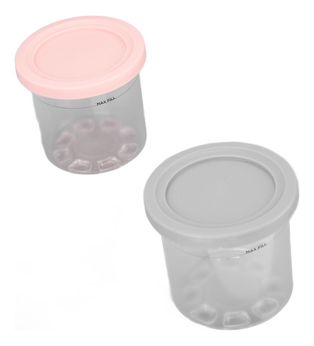 Taza De Pintas De Helado, 2 Unidades, 600 Ml, Tarro De Almac