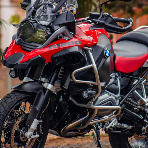 Imagem 9 de 10 de Moto Bmw R 1200 Gs Adventure 2019 Vermelha Com Baixo Km