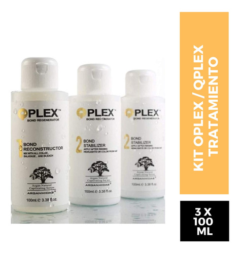 Kit Oplex / Qplex Tratamiento 2 Pasos (3pcs) 300ml (3x100ml)