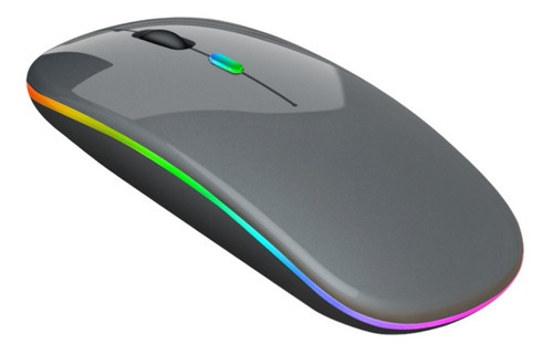 Mouse Wireless Recarregável Led Colorido Sem Fio Ergonômico 