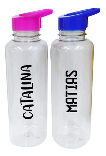 5 Botellas Plásticas 750 Cc Souvenir Personalizadas Elección