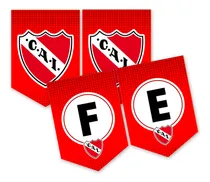 Comprar Kit Imprimible Banderín Feliz Cumple Independiente