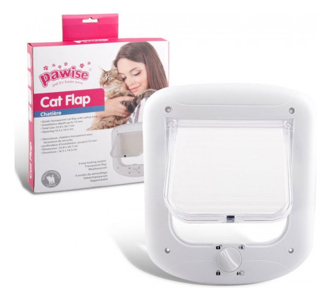 Puerta Abatible Para Gatos 23.8 X 27.7 Cm Pawise