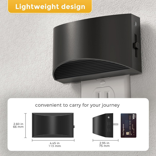 Luz Nocturna Enchufable Led Regulable Para Niños Con Sensor