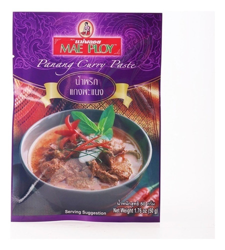 Curry Panang En Pasta Sobre Mae Ploy 50g Tailandia