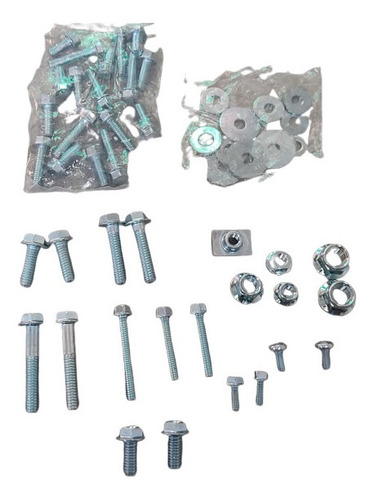 Imagen 2 de 5 de Kit Tornillos Completo Kawasaki Kl Klx 250-450cc (55 Piezas)