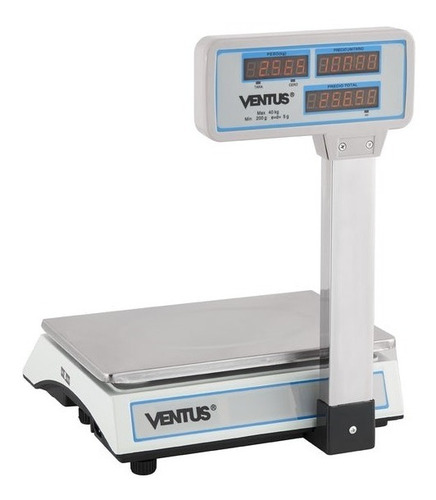 Imagen 4 de 8 de Pesa Balanza Digital 40 Kilos Con Visor Aereo Ventus B-40va