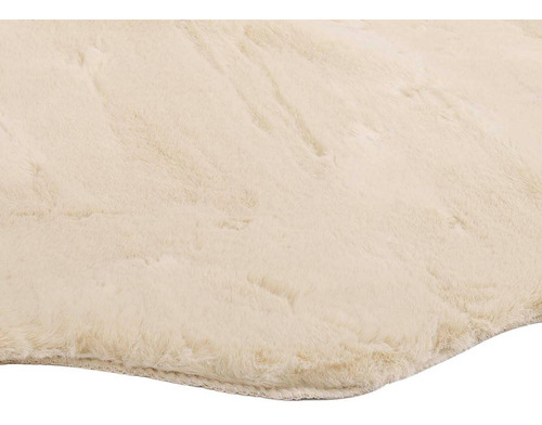 Alfombra Shaggy Luxury Soft Beige 60x90 Cms