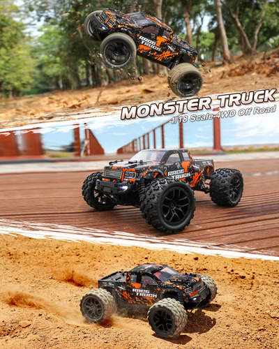 Camión Monstruo A Control Remoto A Escala 1:18