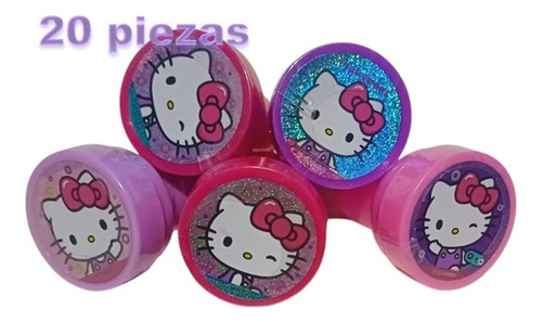 Sellos Escolares Hello Kitty Decoracion Y Diversion 20 Pzas