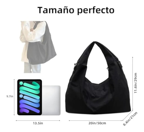 Bolso De Hombro De Gran Capacidad Mujer, Viajes Y Compras
