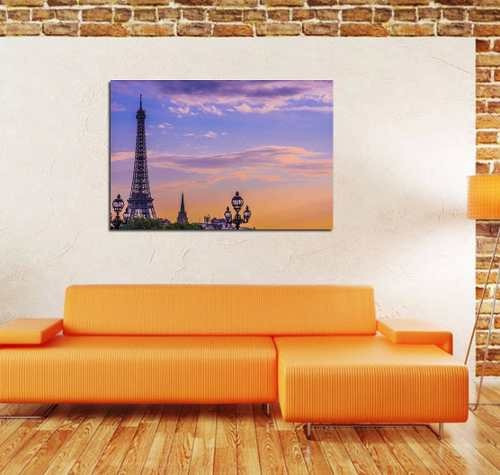 Vinilo Decorativo 40x60cm Paris Francia Paisaje Ciudad Cie