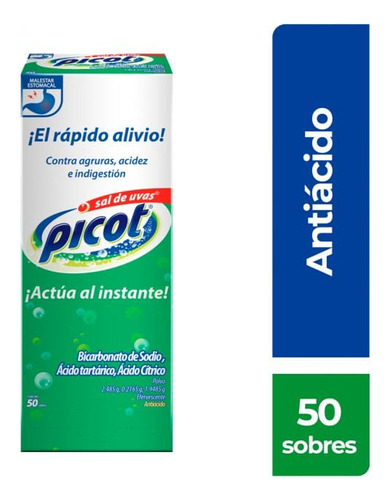 Sal De Uvas Picot 5 G Caja Con 50 Sobres