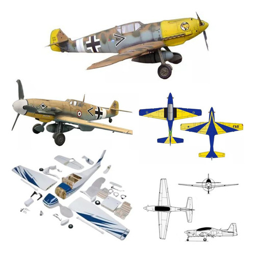 2380 Plantas De Aeromodelos Simulador + Projeto De Turbina