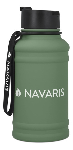 Navaris Botella De Agua De Acero Inoxidable - Cantimplora De