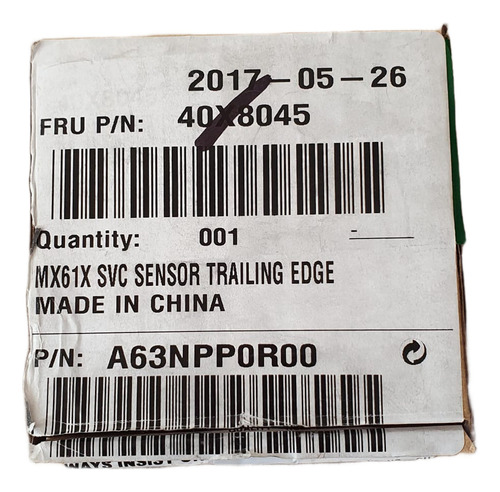 40x8045 Y A63npp0r00 Sensor Para Impresoras Lexmark Y Konica