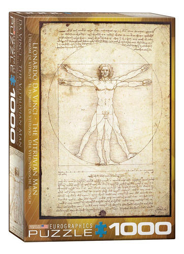 Puzzle Eurographics El Hombre De Vitruvio De Leonard Da Vinc