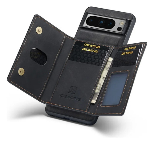 Funda Tipo Cartera De Lujo Para Google Pixel 8a 8 7 6 Pro Pi
