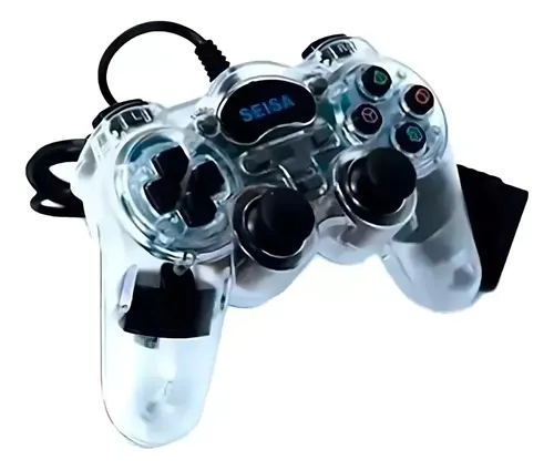 Joystick Compatible Ps2 Play2 Dual Shock Vibra Con Cable