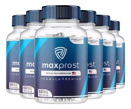 Pague 4 Leve 6 Potes Max Prost 100% Original - 360 Cápsulas