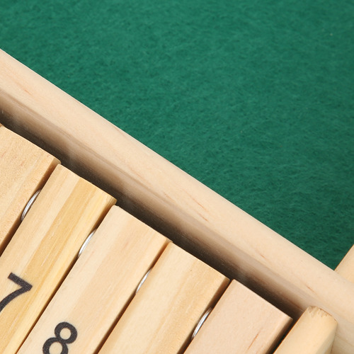 Juego De Dados De Madera, Juego De Números De Tablero Para N