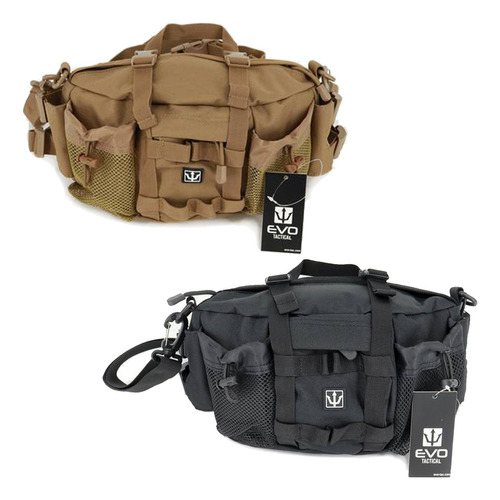 Bolsa Pochete Tático Multifunção Apex - Evo Tactical Cor Preto
