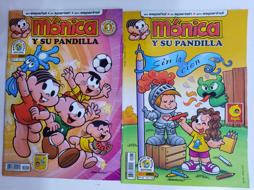 Monica Y Su Pandilla - Serie Completa - Do Nº 1 Ao 65 (em Espanhol) - Panini + Brinde: Monica Y Sus Amigos Nº1 (Usado)