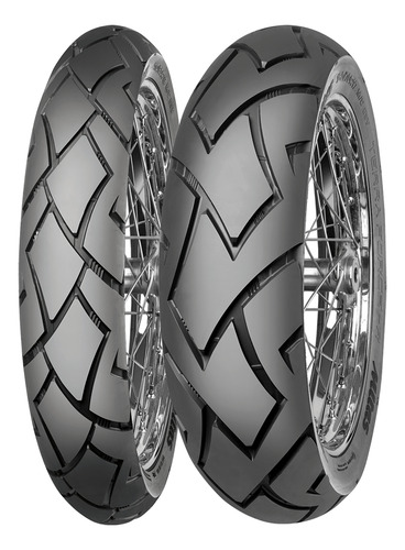 Pneu Moto 90/90-21 + 150/70 R17 Mitas Terra Force-r