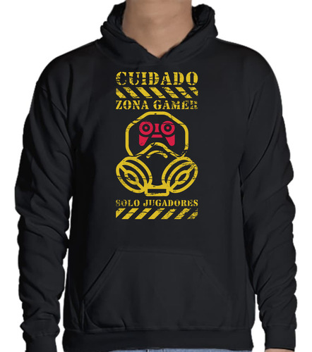 Sudadera Juvenil 8-14 Años Cuidado Zona Gamer Solo Jugadores