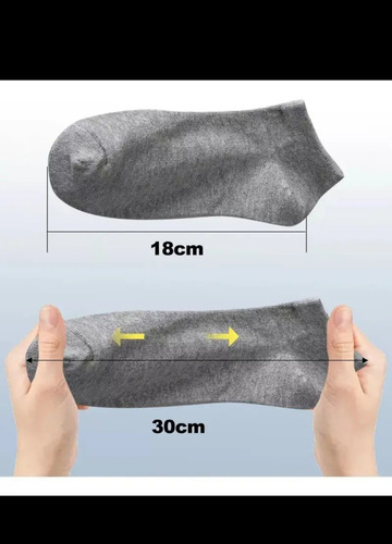 Calcetines Cortos 10 Pares Hombre Dama Unisex