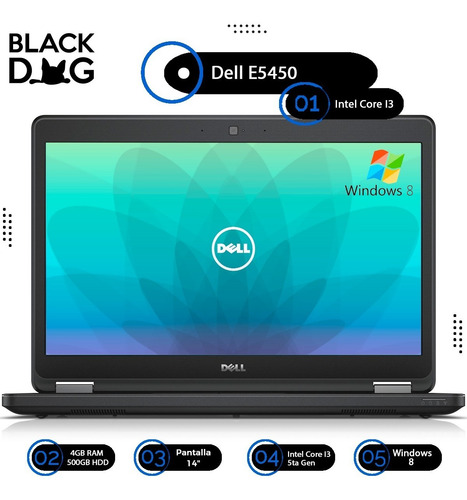Imagen 2 de 4 de Notebook Dell E5450 Core I3 5° Gen 2.1ghz 14 Recertificada