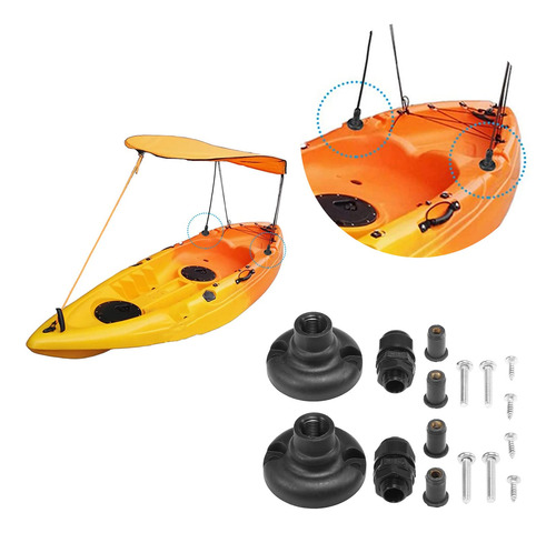 Toldo Para Kayak Canoa Barco Universal Impermeable Kit +