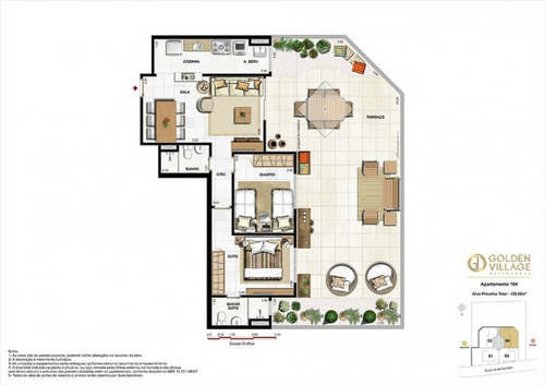 Imagem 14 de 19 de Apartamento Em Alvarez, Nova Iguaçu/rj De 127m² 2 Quartos À Venda Por R$ 580.000,00 - Ap2147015-s