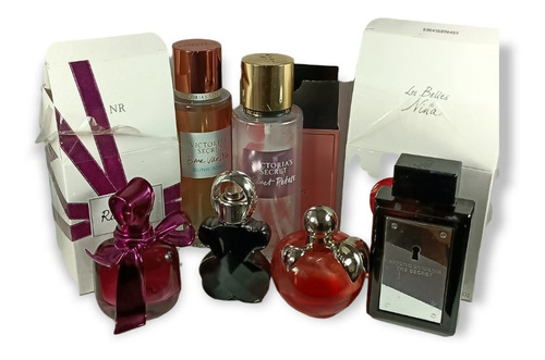 Pack Frascos Perfumes Splash Vacios Caja Decorativo Marcas