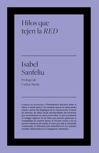 Hilos Que Tejen La Red, De Sanfeliu, Isabel. Editorial Biblioteca Nueva, Tapa Blanda En Español, 2022