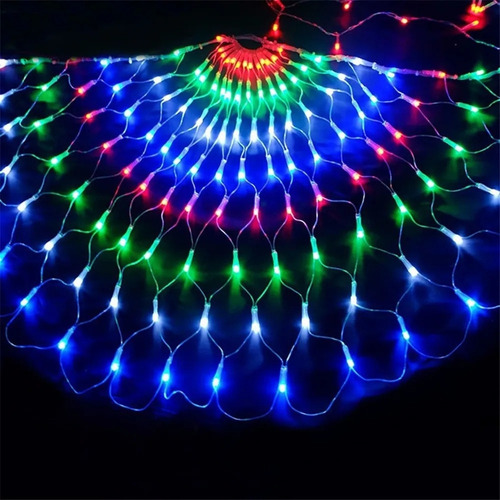 3m Red De Pavo Real Led Cadena De Luz De La Fiesta Decoració
