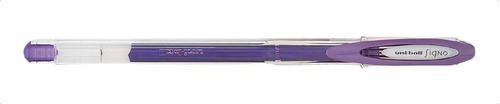 Caneta Gel Uni-ball Noble Metal Metalica 0.8 Um-120nm Cores Cor Do Exterior Cristal Cor Da Tinta Violeta